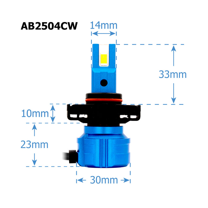AB2504CW - Measurement1 by LUMENS High Performance Lighting (HPL)