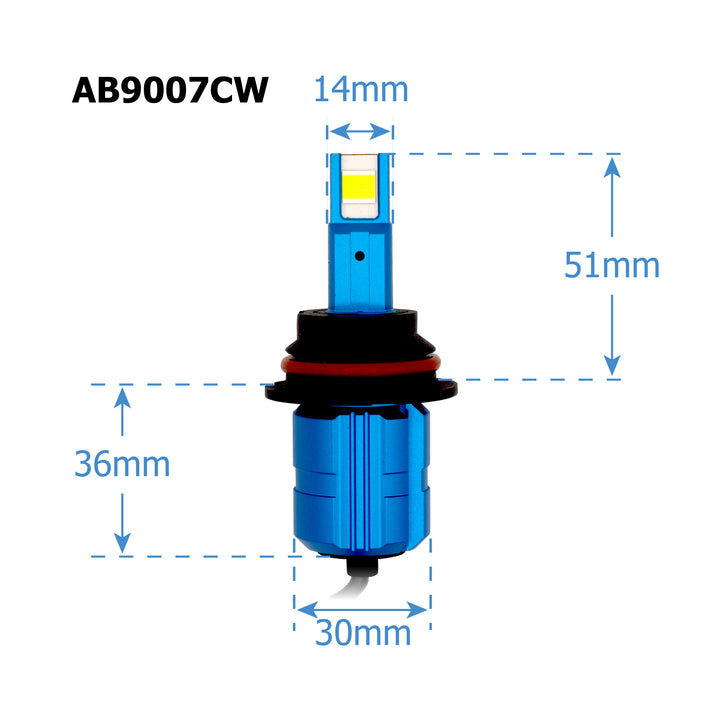 AB9007CW - Measurement1 by LUMENS High Performance Lighting (HPL)