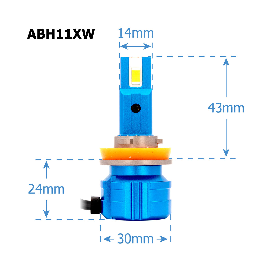 ABH11XW - Measurement1 by LUMENS High Performance Lighting (HPL)