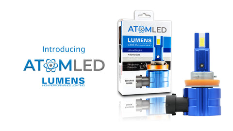 ATOM LED Bulb - 9005 / H10 - White (each) by LUMENS HPL