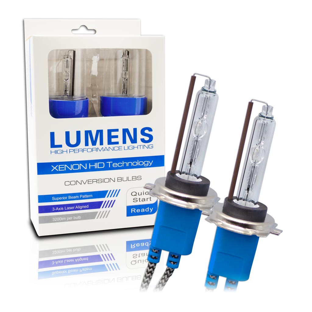 H7 HID Bulbs (Pair) 5500K by LUMENS HPL