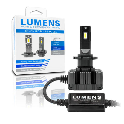 D1S / D1R / D3S /D3R / D8S 12V LED Bulb - Type 1 - Bypass Ballast - 6000K (each) by LUMENS HPL