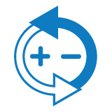 Dual Polarity Icon