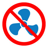 No Fan Icon