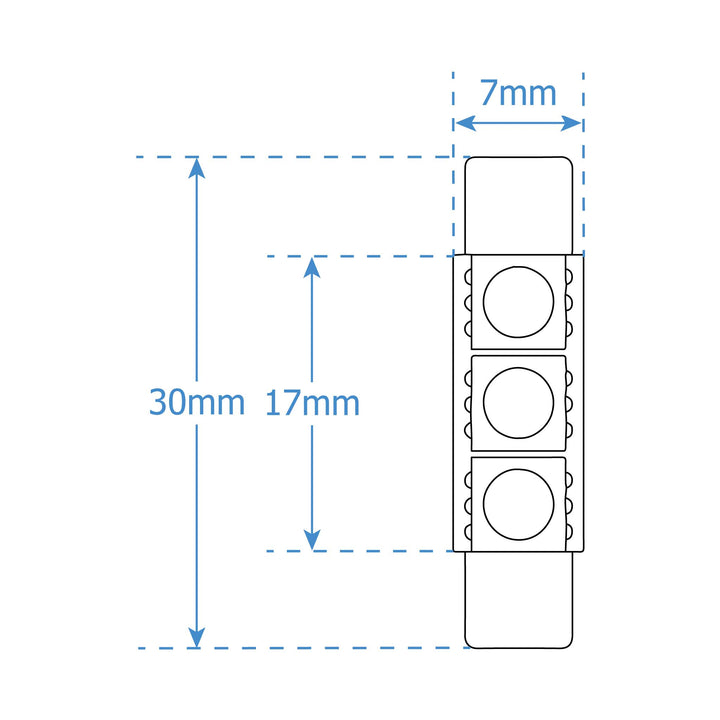 LUMENS HPL LED Bulbs - Festoon 28MM 5050SMD (Pair)