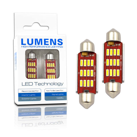 LUMENS HPL LED Bulbs - Festoon 42mm  Canbus Non-Polarity (Pair)