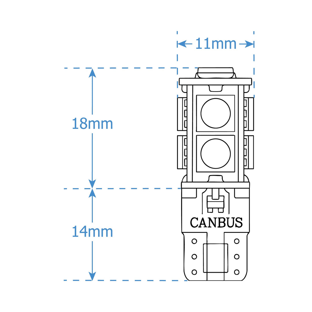 LUMENS HPL LED Bulbs - 921 - Canbus Non-Polarity (Pair)