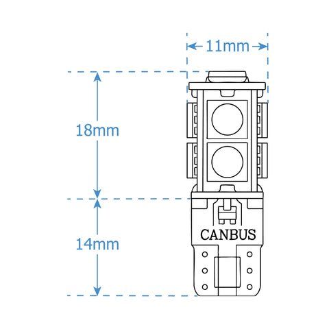 LUMENS HPL LED Bulbs - 921 - Canbus Non-Polarity (Pair)