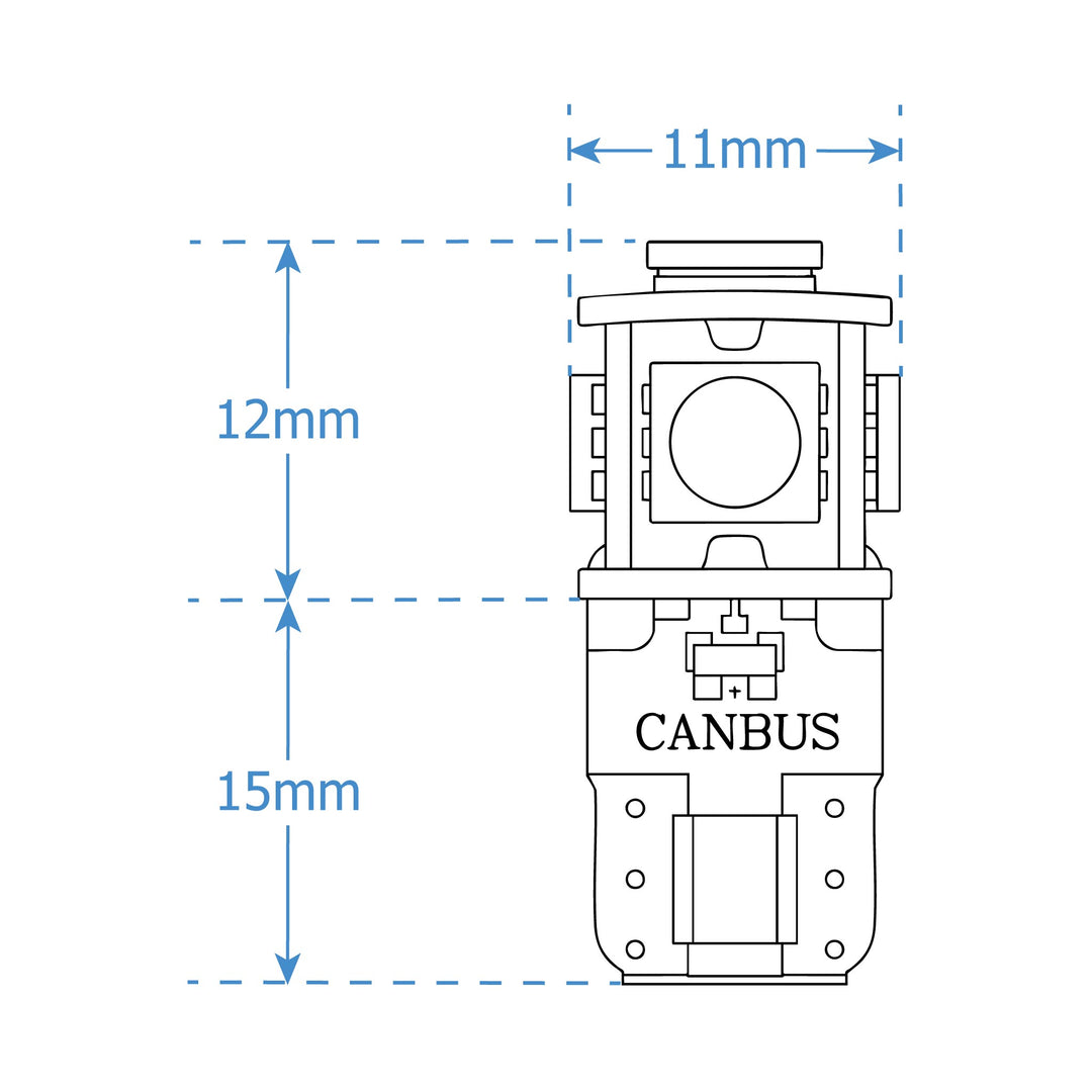 LUMENS HPL LED Bulbs - T10 / 194 / 168 Canbus Non-Polarity (Pair)