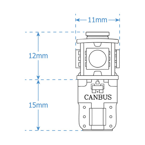 LUMENS HPL LED Bulbs - T10 / 194 / 168 Canbus Non-Polarity (Pair)