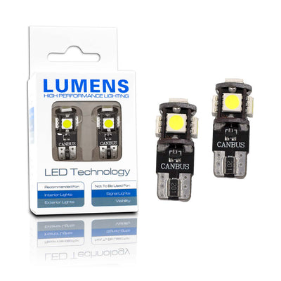 LUMENS HPL LED Bulbs - T10 / 194 / 168 Canbus Non-Polarity (Pair)