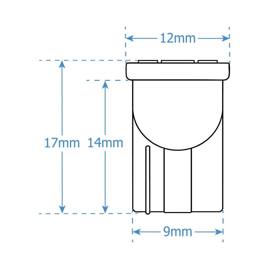 LUMENS HPL LED Bulbs - T10 / 194 / 168 FLAT (Pair)