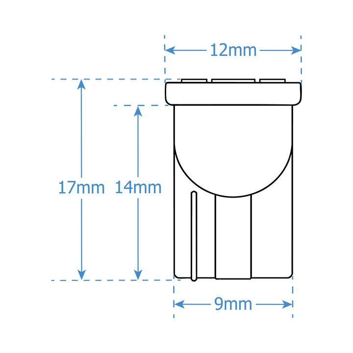 LUMENS HPL LED Bulbs - T10 / 194 / 168 FLAT (Pair)
