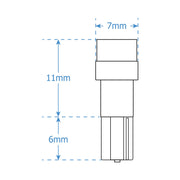 LUMENS HPL LED Bulbs - T5 (5 pcs)