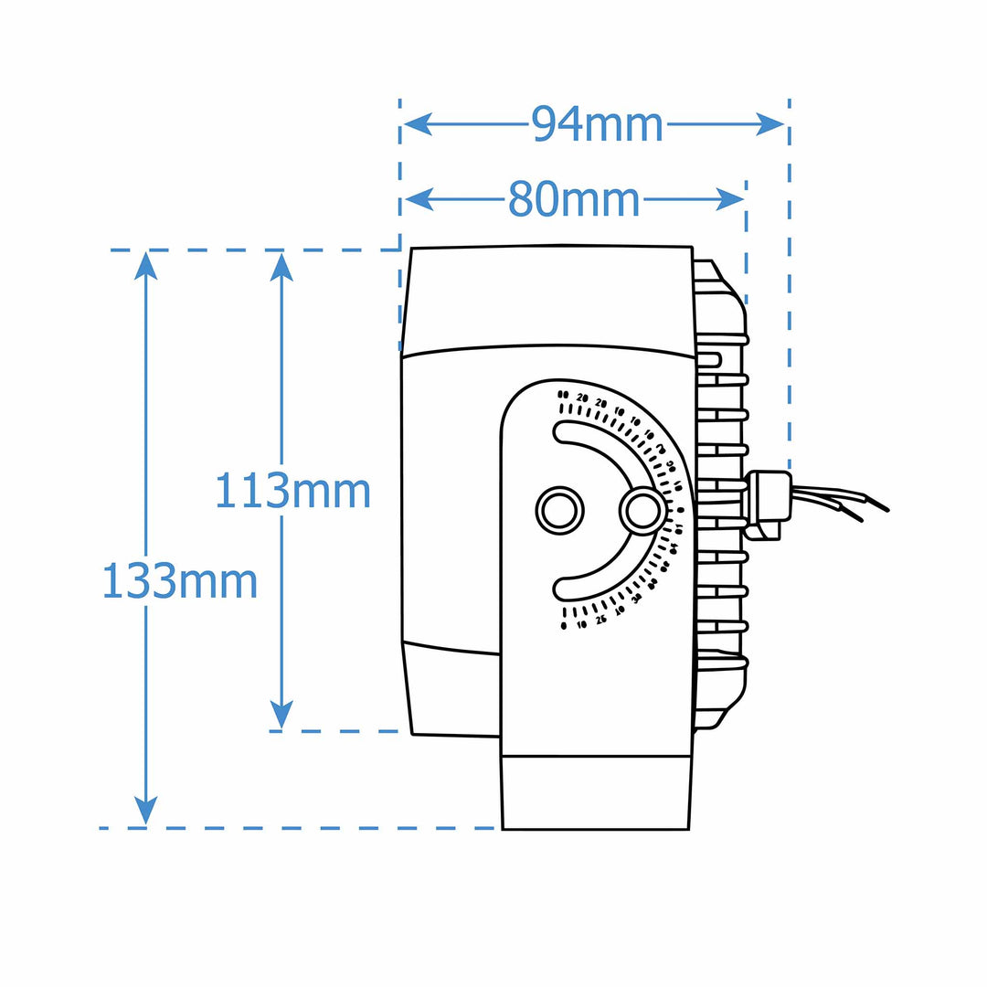 MWS 20 side dimensions