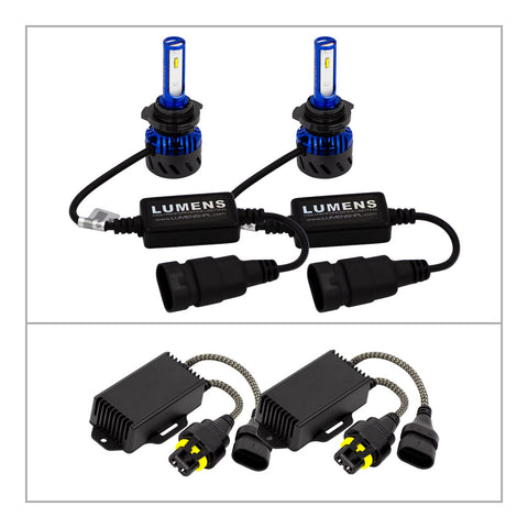 9012 LED Headlight Conversion Kit High/Low Beam Bulbs Super White Light USA Ship