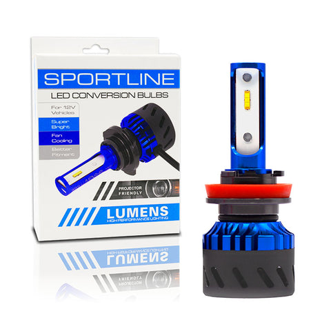 H7 Sportline LED (Pair) with Smartbox and ALK3 Adapters