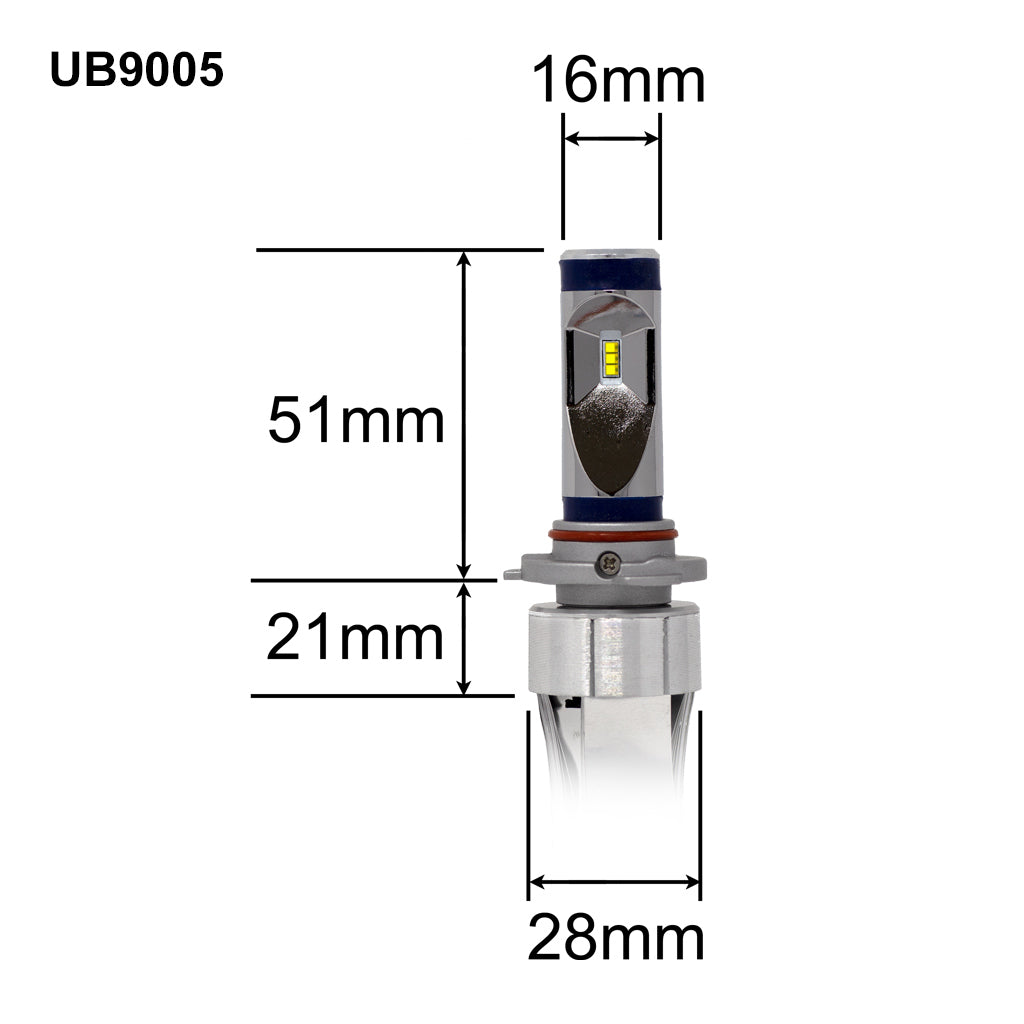UB9005 - Measurement1 by LUMENS High Performance Lighting (HPL)