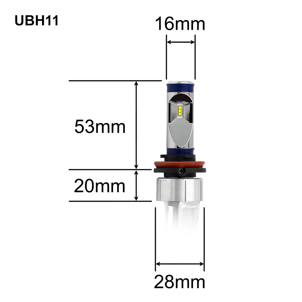 UBH11 - Measurement1 by LUMENS High Performance Lighting (HPL)
