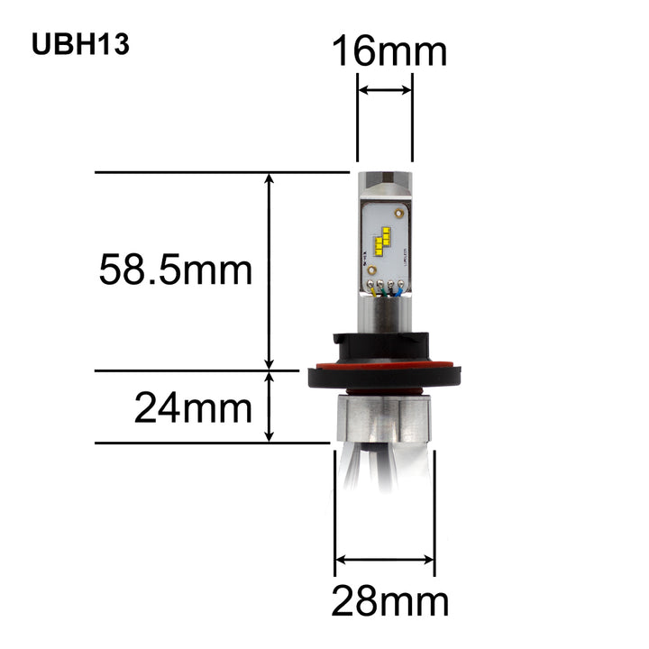UBH13 - Measurement1 by LUMENS High Performance Lighting (HPL)