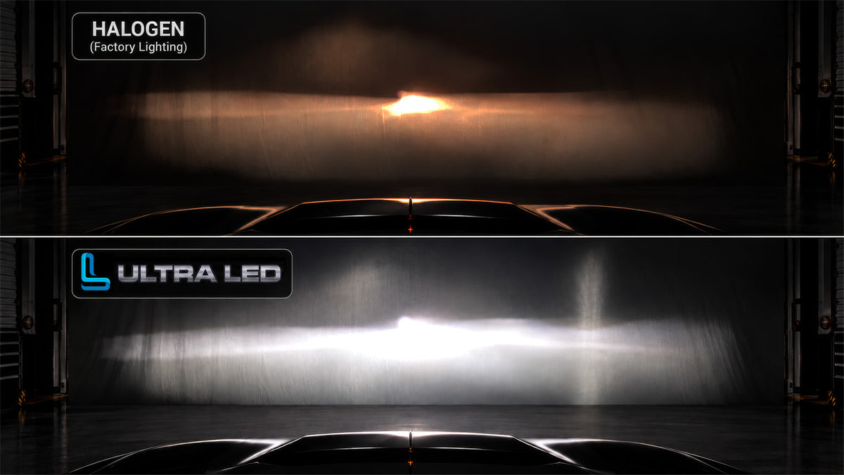 Halogen vs ULTRA LED bulb