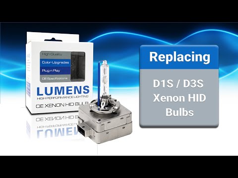 Youtube D1S/D1R/D3S/D3R/D8S Xenon bulb replacement