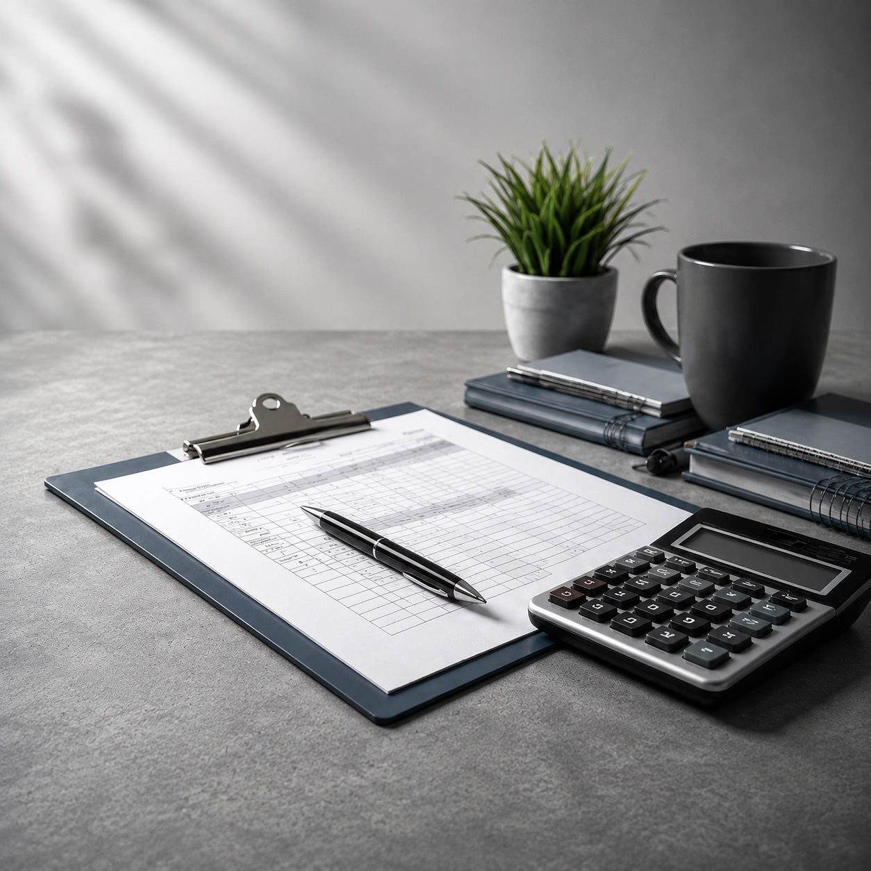 Cost calculating workspace