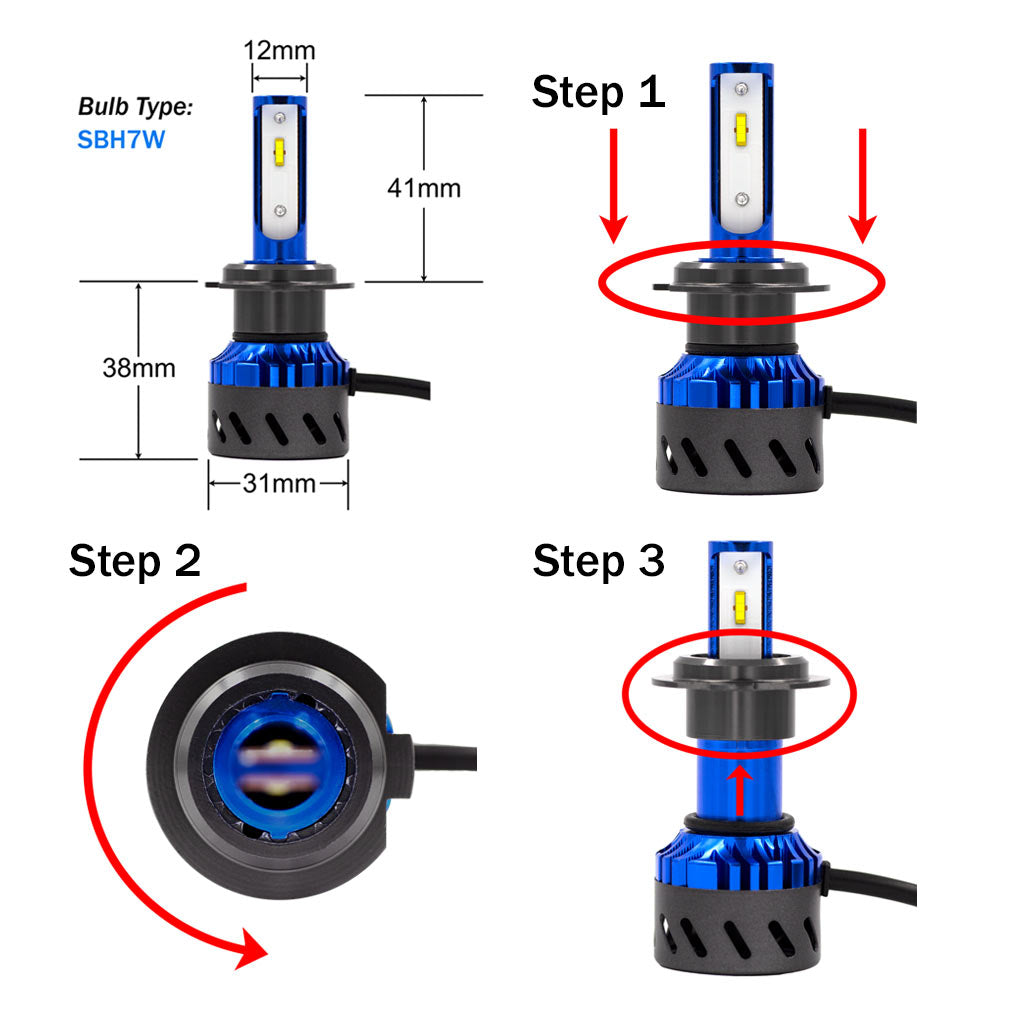 Sportline BUNDLE: SBH7W x 2 set, USH7V2 x 2 pc