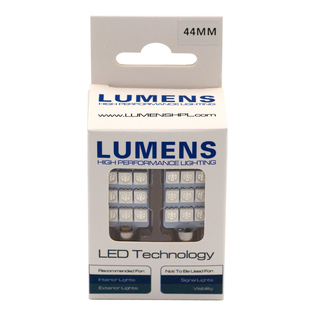 LUMENS HPL LED Bulbs - Festoon 44MM (Pair) Green