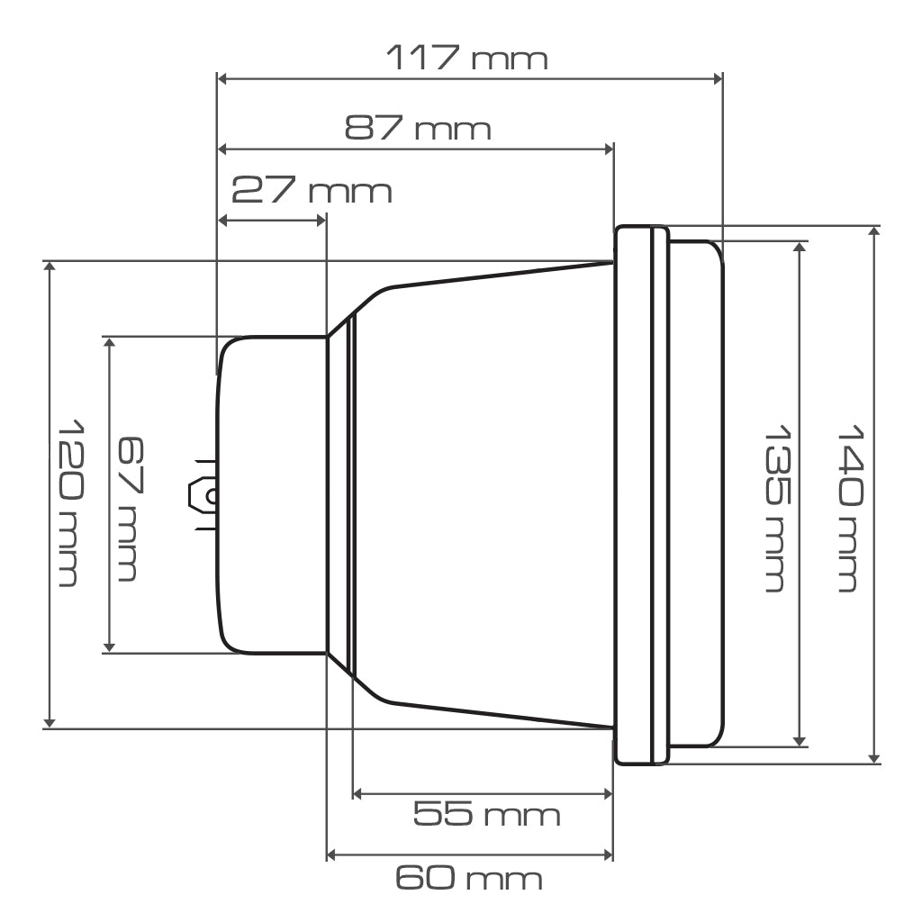Sealed Beam Conversion 5" x 7" DOT APPROVED (pair)