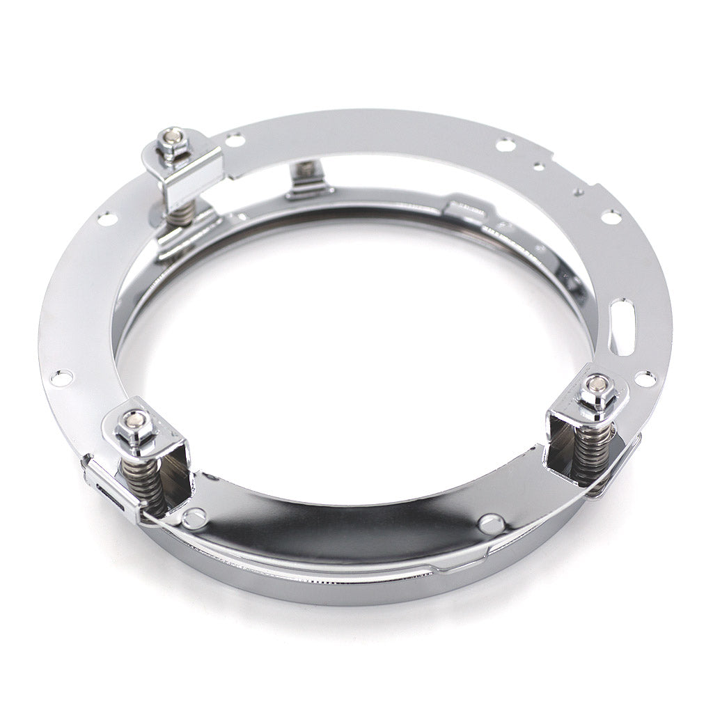 7" Round Mounting Bracket for Harley Davidson (each) by LUMENS HPL