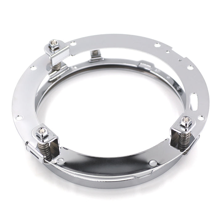 7" Round Mounting Bracket for Harley Davidson (each) by LUMENS HPL