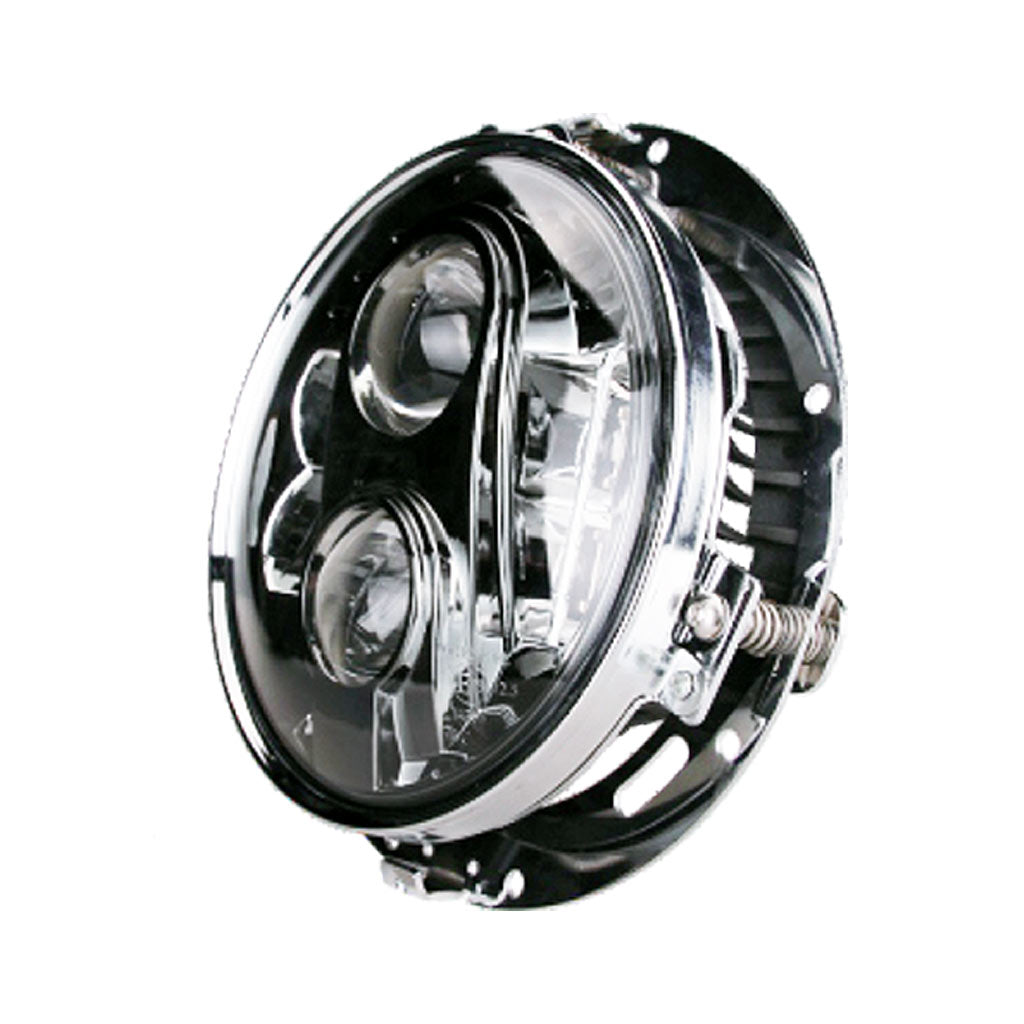 7" Round Mounting Bracket for Harley Davidson (each) by LUMENS HPL