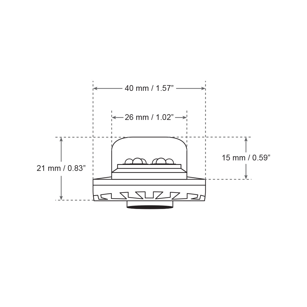 POD Style Strobe Lighthead by LUMENS HPL