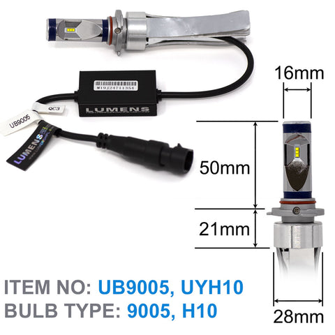 9005 / H10 ULTRA LED (Pair) with Smart Box V2