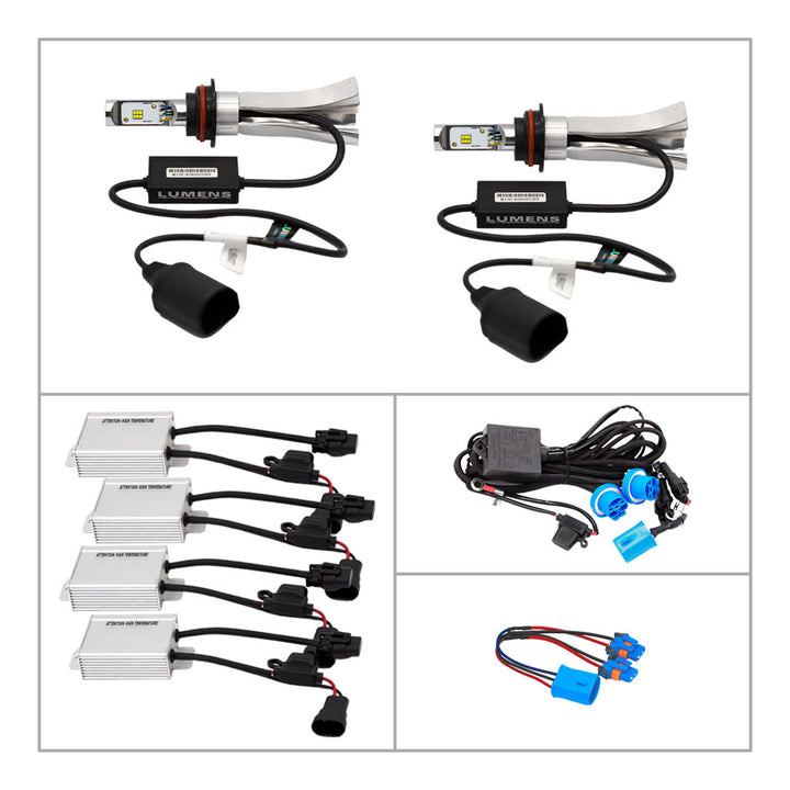 ULTRA BUNDLE: UB9007 x 2 set, SLDH9007 x 1 pc, RES3 x 4 pc, C9007 x 1 pc  --  Diagram: S2