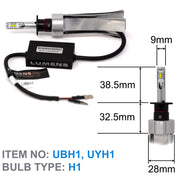 H1 ULTRA LED (Pair) with ALHX Adapters