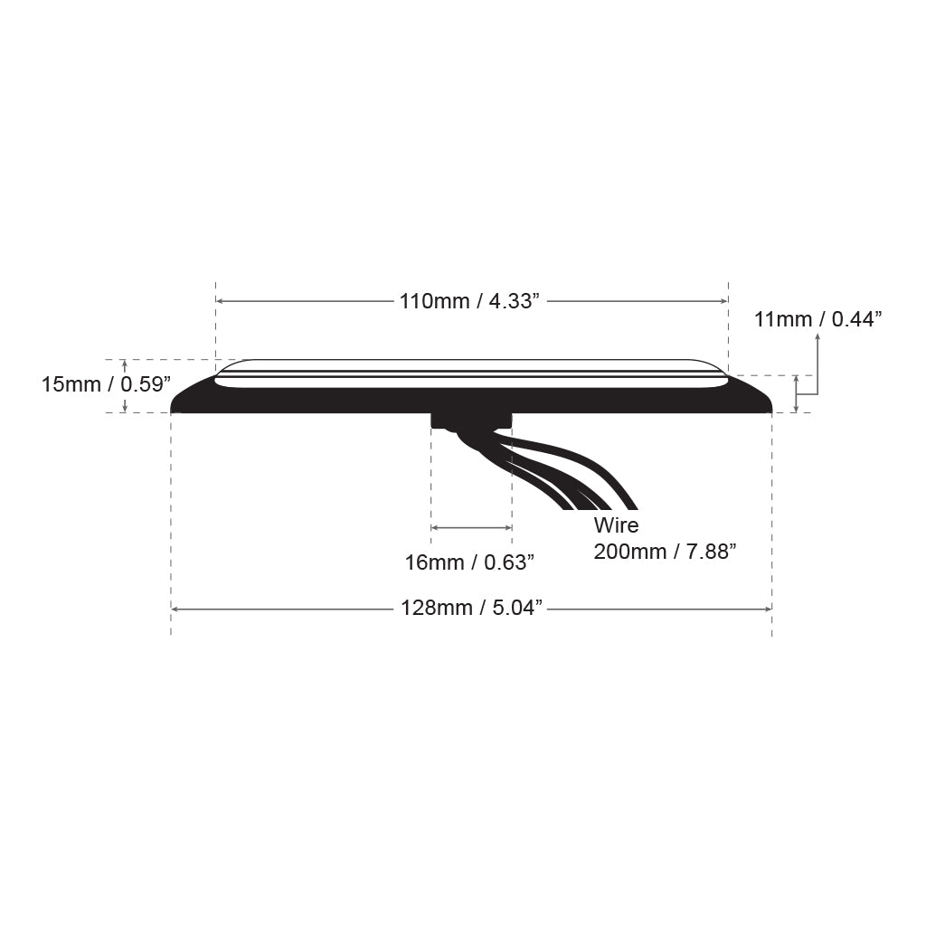STRLD36WA - Measurement2 by LUMENS High Performance Lighting (HPL)