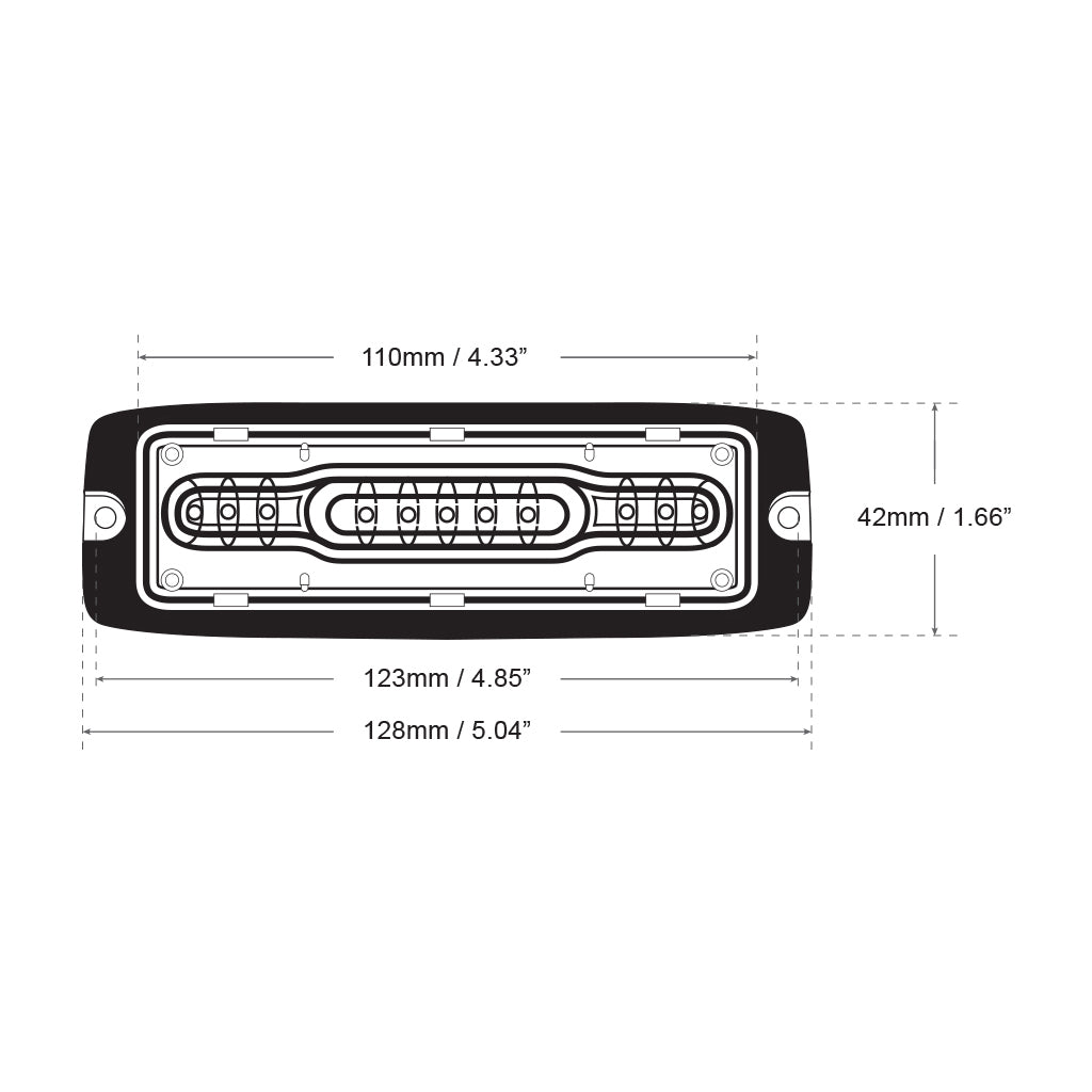 STRLD36WA - Measurement1 by LUMENS High Performance Lighting (HPL)