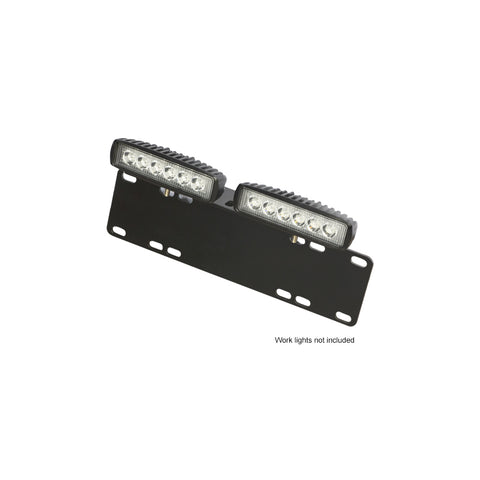 Licence Plate mount for lightbars up to 22"" or work lights - Type 1 (each)